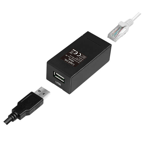Naar omschrijving van UA0280 - USB 2.0 Cat.5e/Cat.6 extender, up to 150m